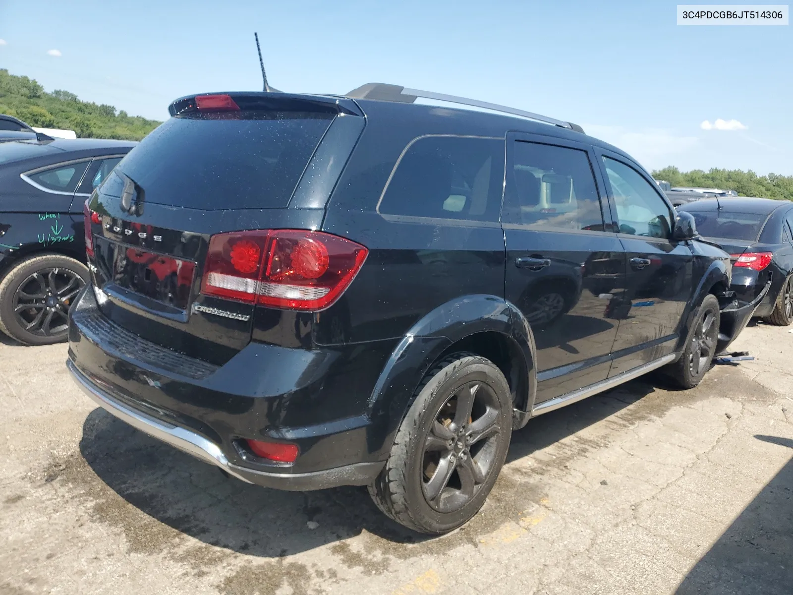 2018 Dodge Journey Crossroad VIN: 3C4PDCGB6JT514306 Lot: 65819294