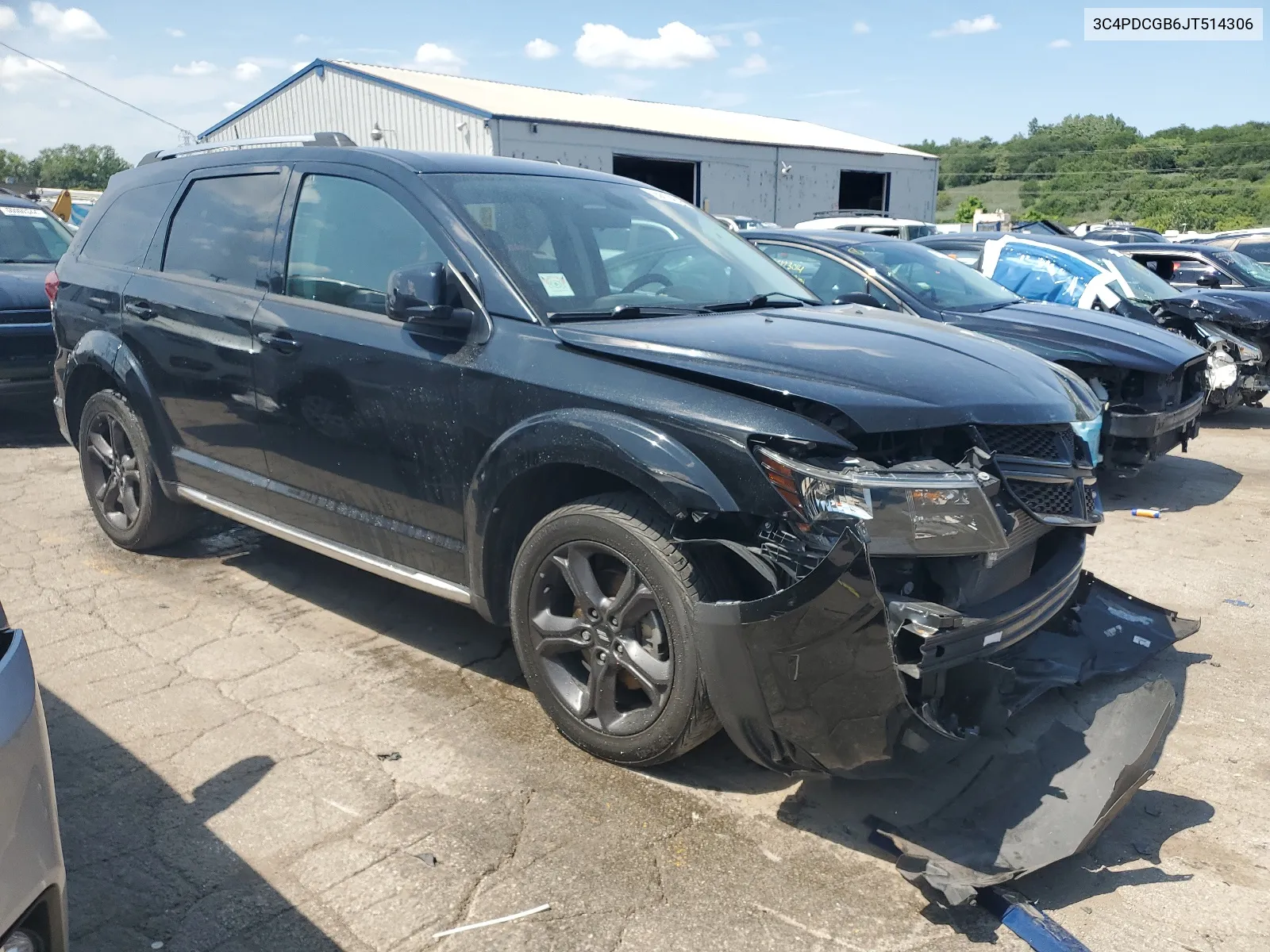 2018 Dodge Journey Crossroad VIN: 3C4PDCGB6JT514306 Lot: 65819294