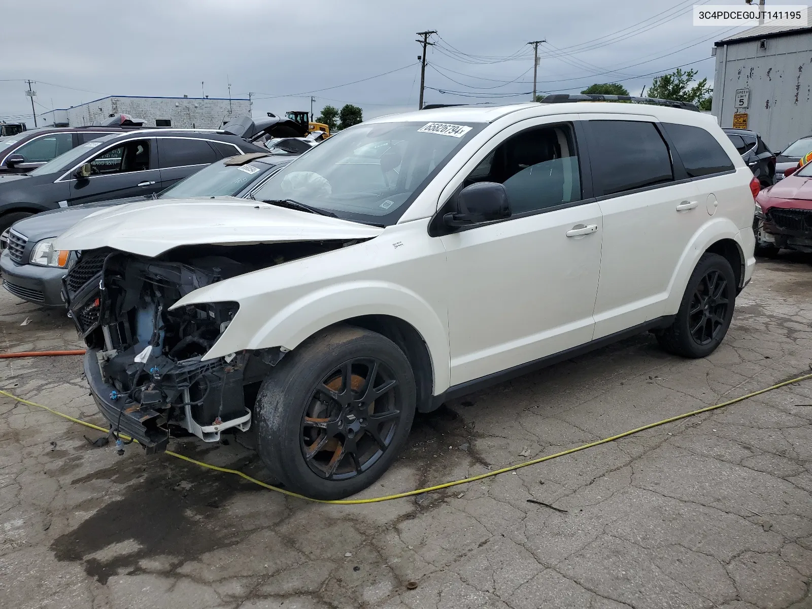 2018 Dodge Journey Gt VIN: 3C4PDCEG0JT141195 Lot: 65826794