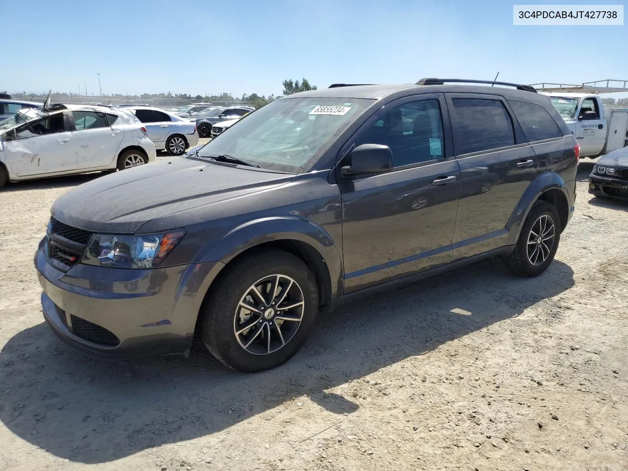 2018 Dodge Journey Se VIN: 3C4PDCAB4JT427738 Lot: 65855234