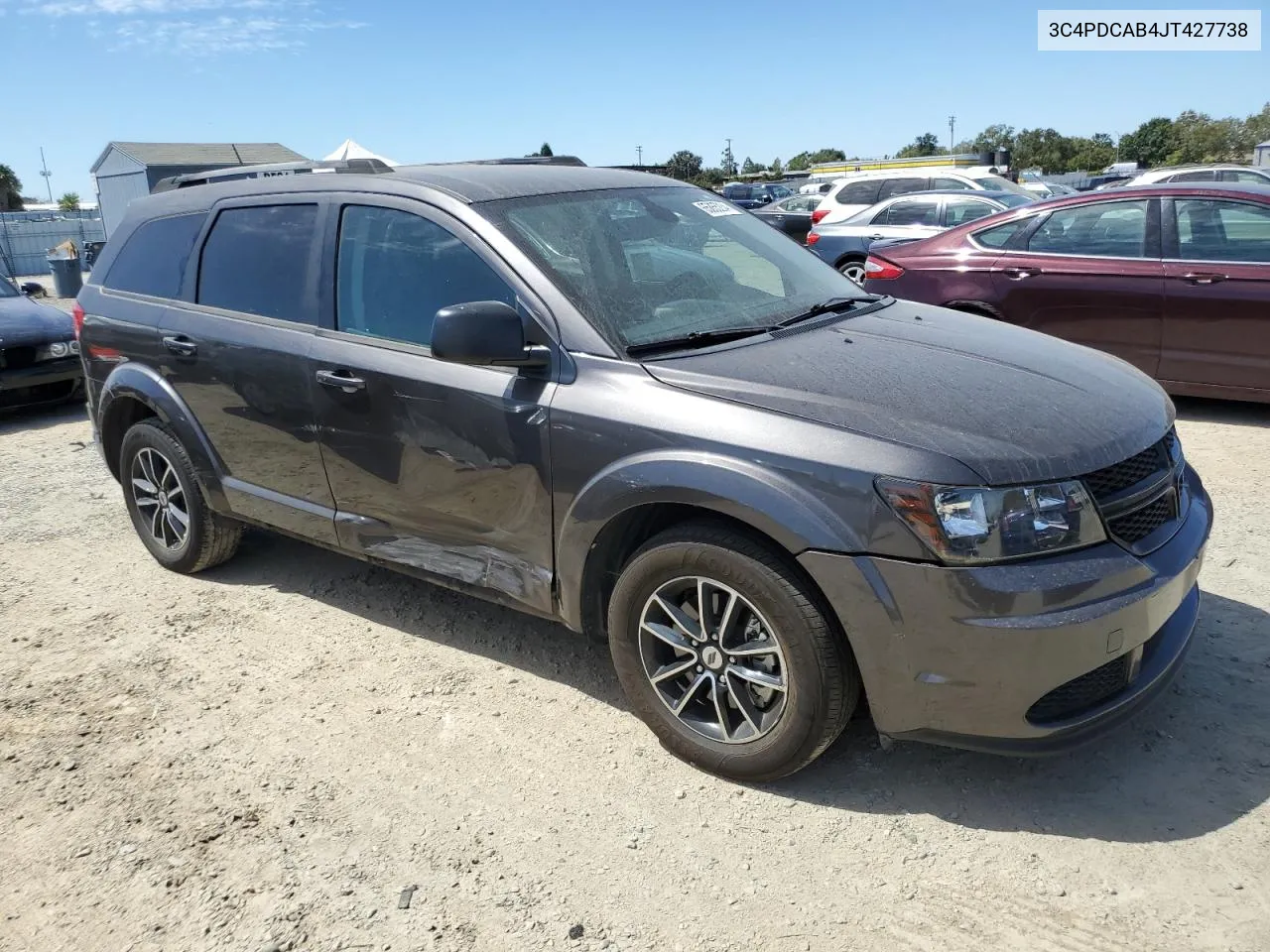 2018 Dodge Journey Se VIN: 3C4PDCAB4JT427738 Lot: 65855234