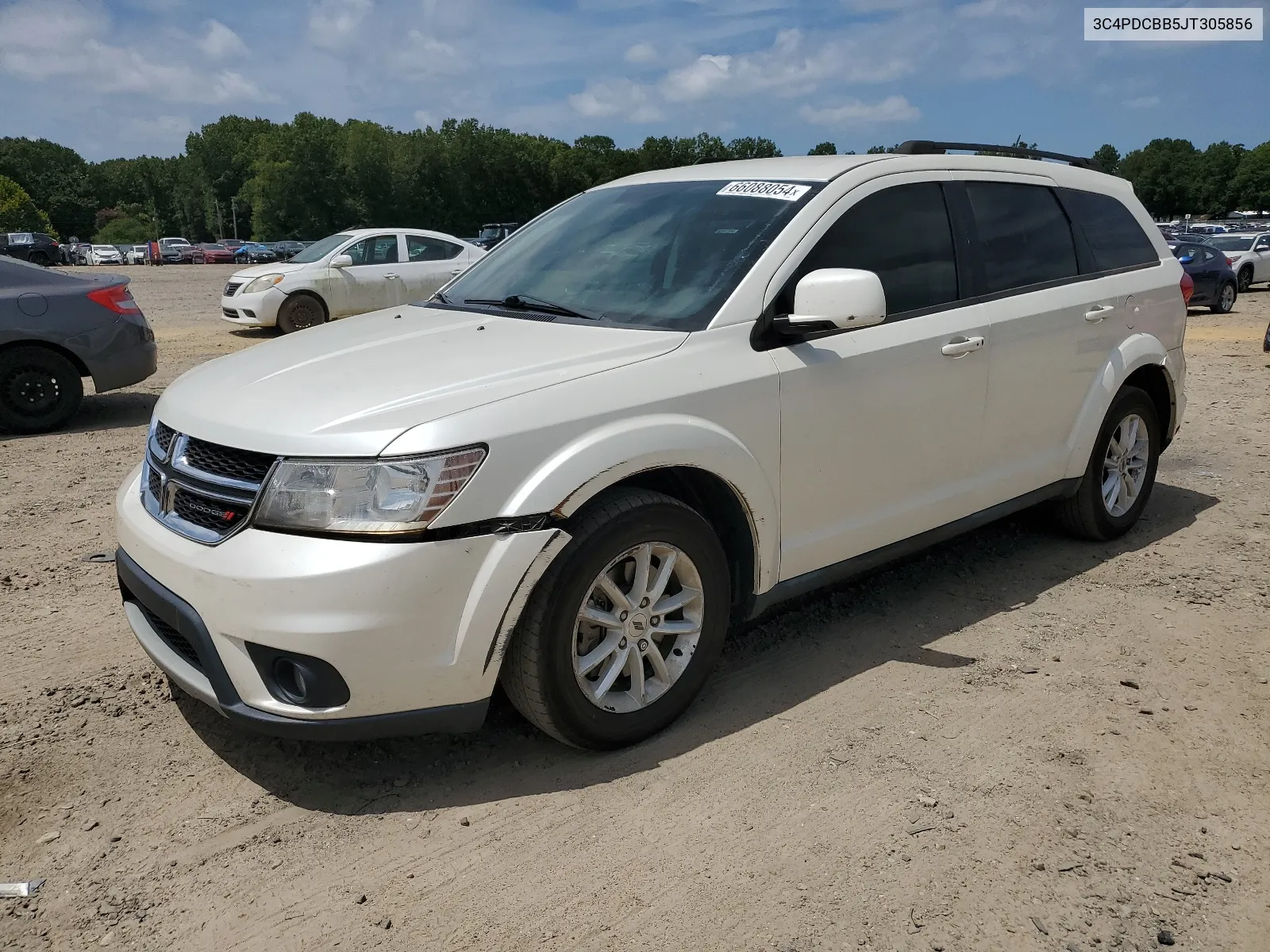 2018 Dodge Journey Sxt VIN: 3C4PDCBB5JT305856 Lot: 66088054