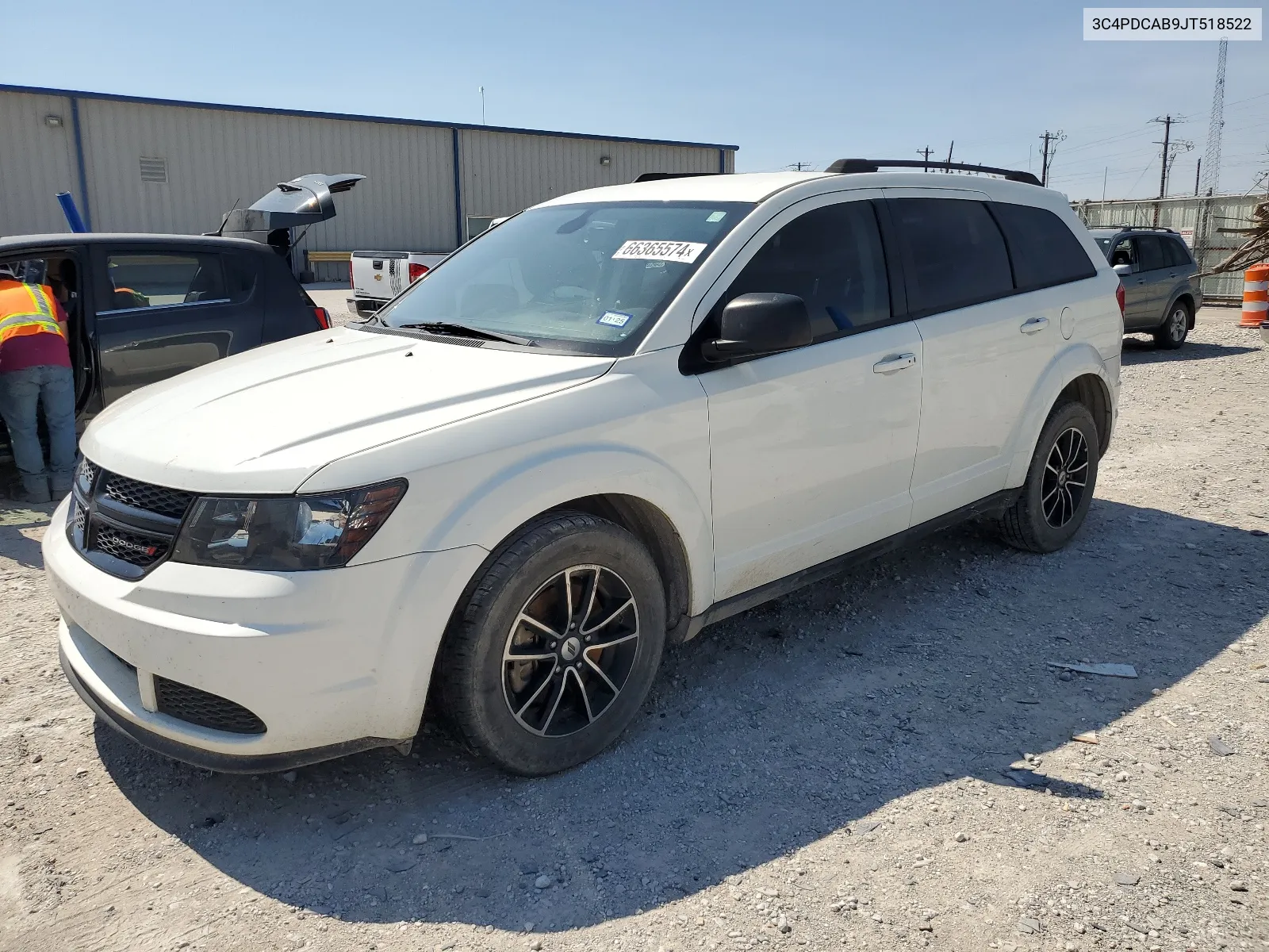 2018 Dodge Journey Se VIN: 3C4PDCAB9JT518522 Lot: 66365574