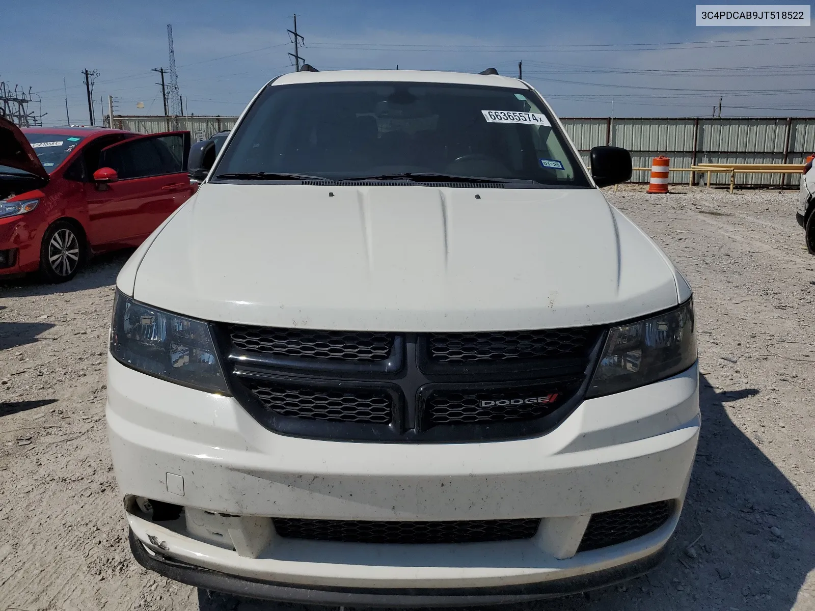 2018 Dodge Journey Se VIN: 3C4PDCAB9JT518522 Lot: 66365574