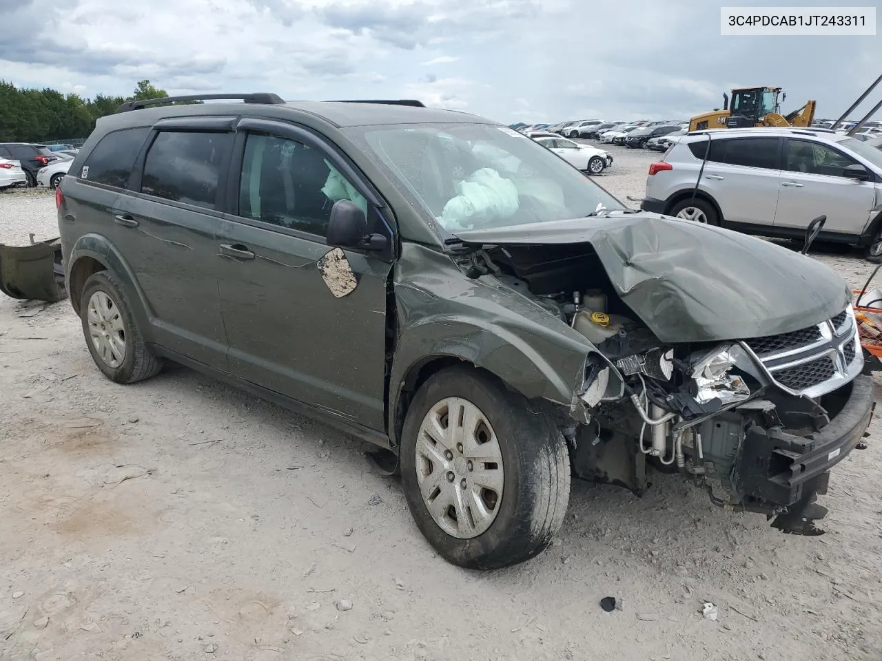 2018 Dodge Journey Se VIN: 3C4PDCAB1JT243311 Lot: 66555934