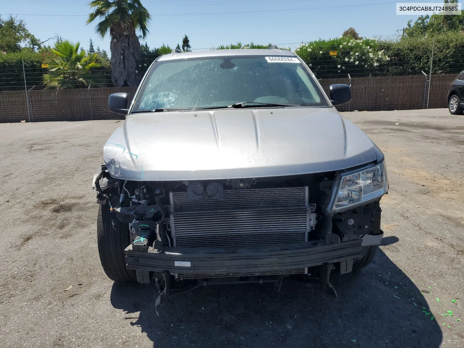 2018 Dodge Journey Se VIN: 3C4PDCAB8JT248585 Lot: 66688284