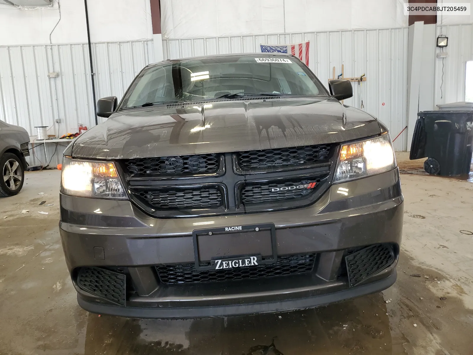 2018 Dodge Journey Se VIN: 3C4PDCAB8JT205459 Lot: 66936074