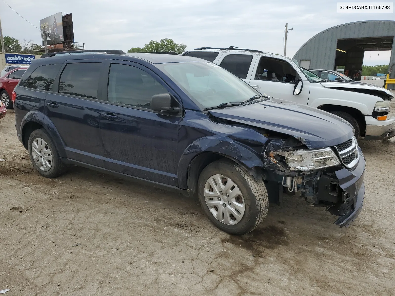 2018 Dodge Journey Se VIN: 3C4PDCABXJT166793 Lot: 66983344