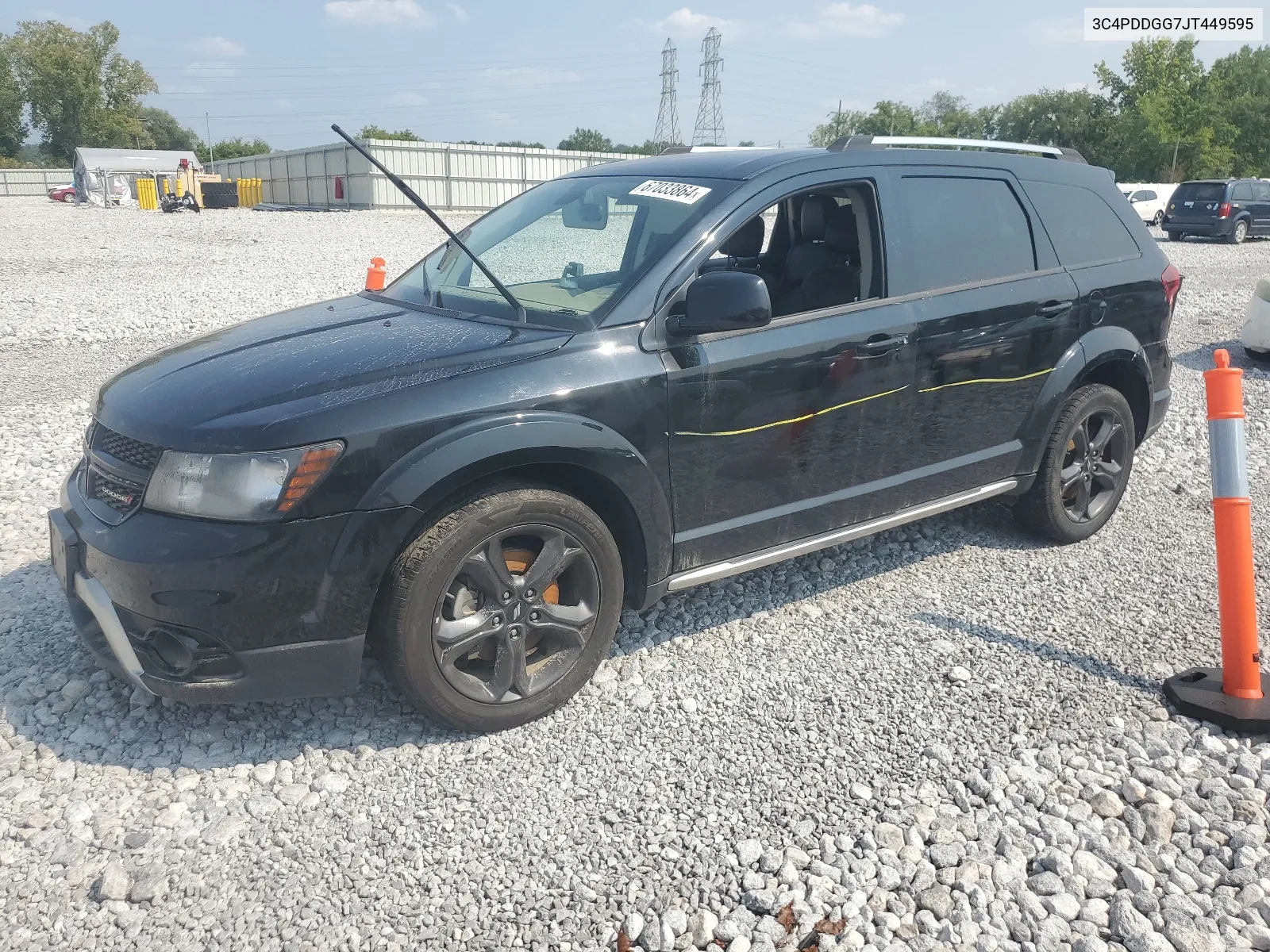 2018 Dodge Journey Crossroad VIN: 3C4PDDGG7JT449595 Lot: 67033864