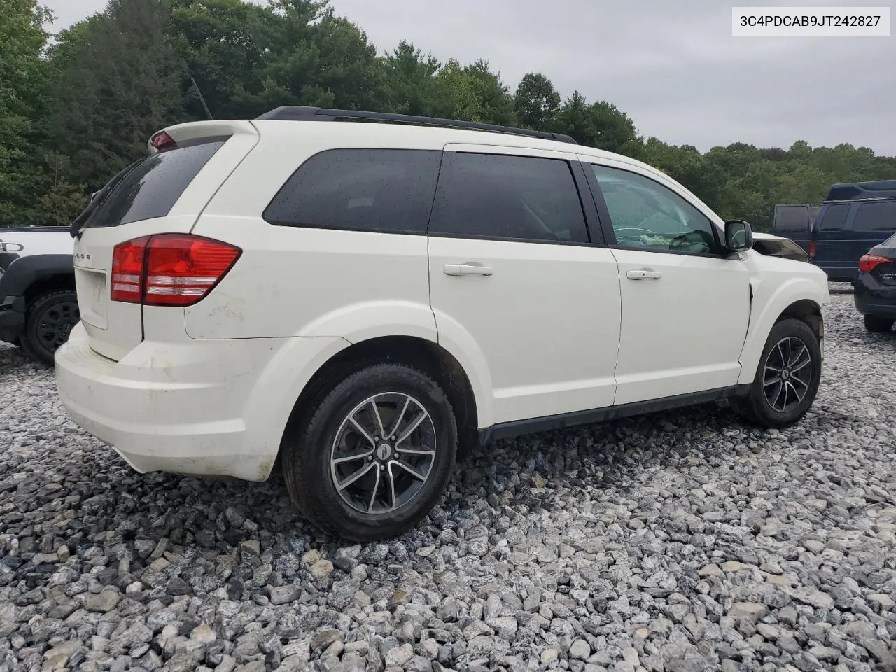 2018 Dodge Journey Se VIN: 3C4PDCAB9JT242827 Lot: 67046324