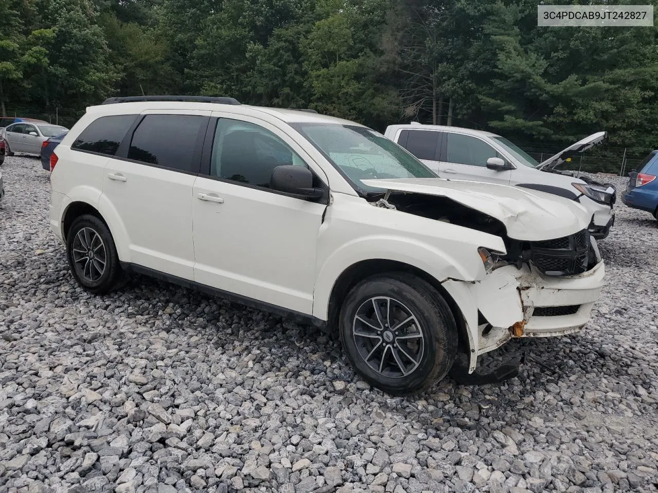 2018 Dodge Journey Se VIN: 3C4PDCAB9JT242827 Lot: 67046324