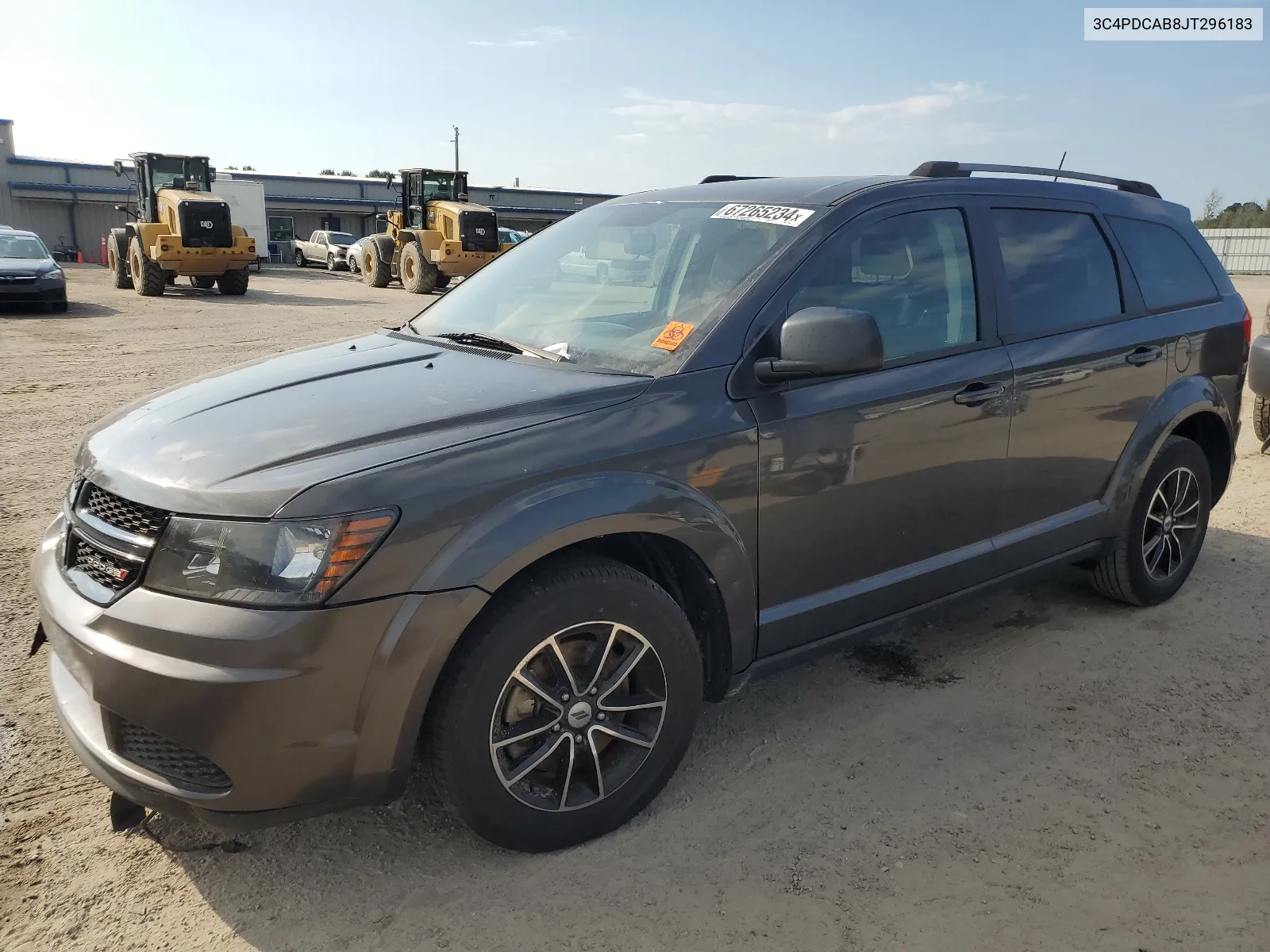 2018 Dodge Journey Se VIN: 3C4PDCAB8JT296183 Lot: 67265234