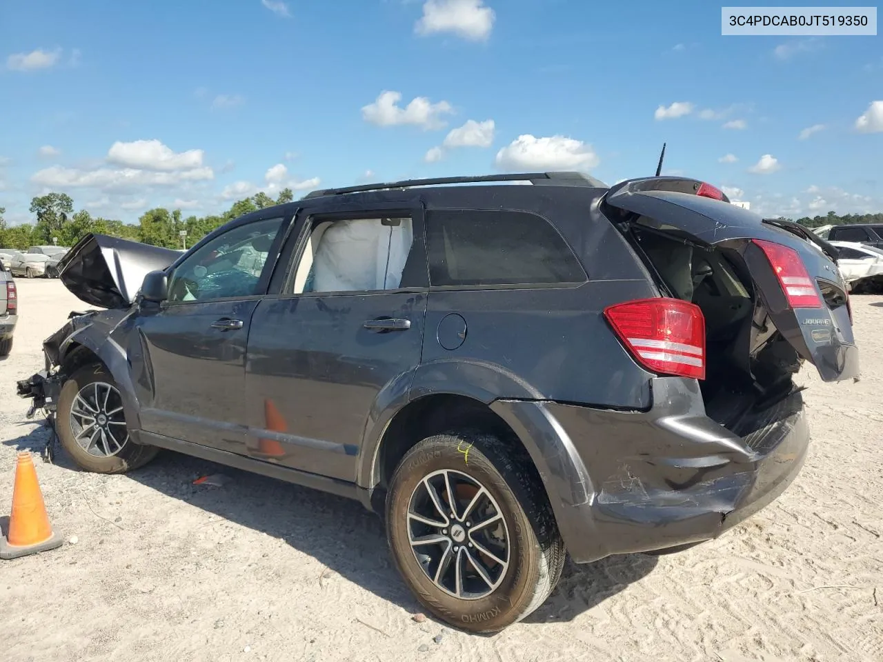 2018 Dodge Journey Se VIN: 3C4PDCAB0JT519350 Lot: 67536054