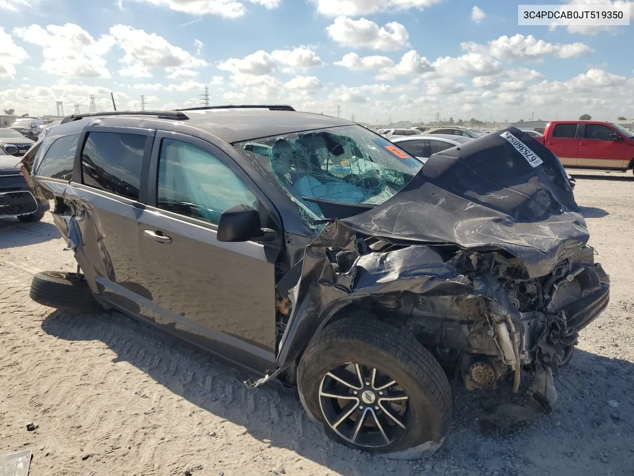 2018 Dodge Journey Se VIN: 3C4PDCAB0JT519350 Lot: 67536054