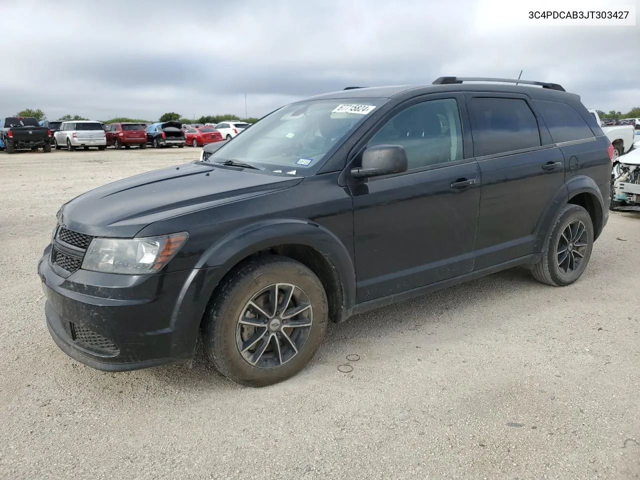 2018 Dodge Journey Se VIN: 3C4PDCAB3JT303427 Lot: 67715824