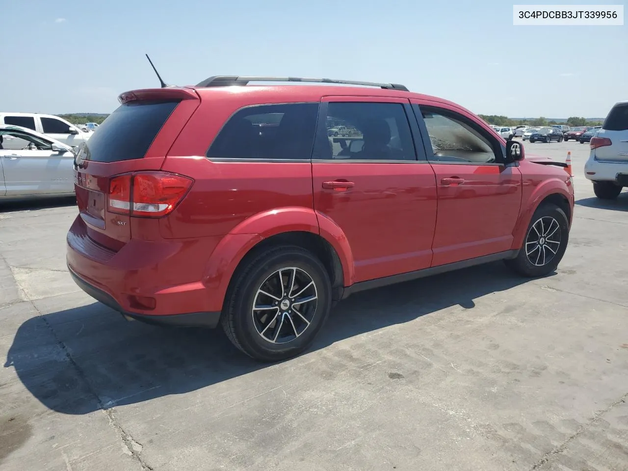 2018 Dodge Journey Sxt VIN: 3C4PDCBB3JT339956 Lot: 67755114