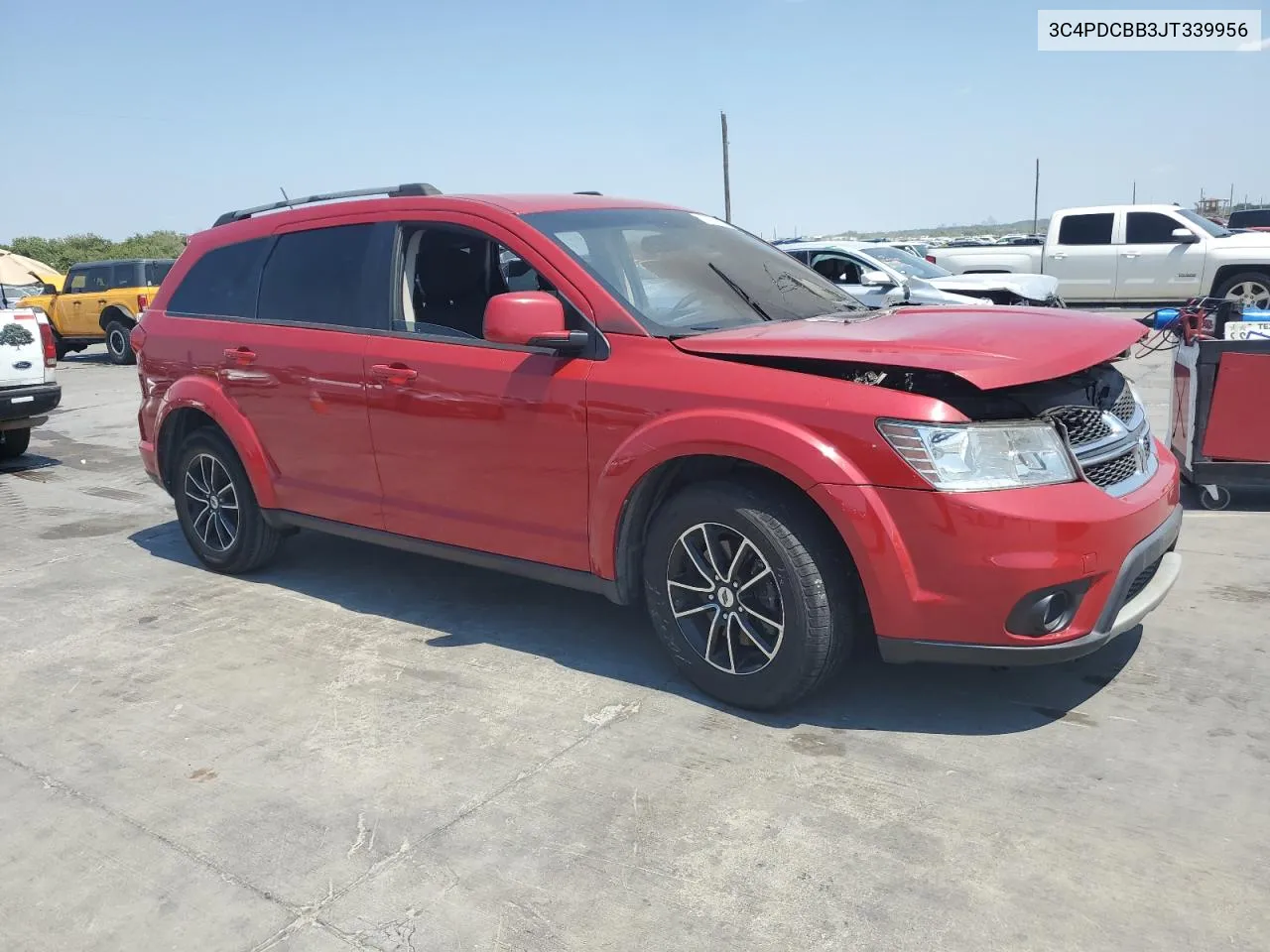 2018 Dodge Journey Sxt VIN: 3C4PDCBB3JT339956 Lot: 67755114