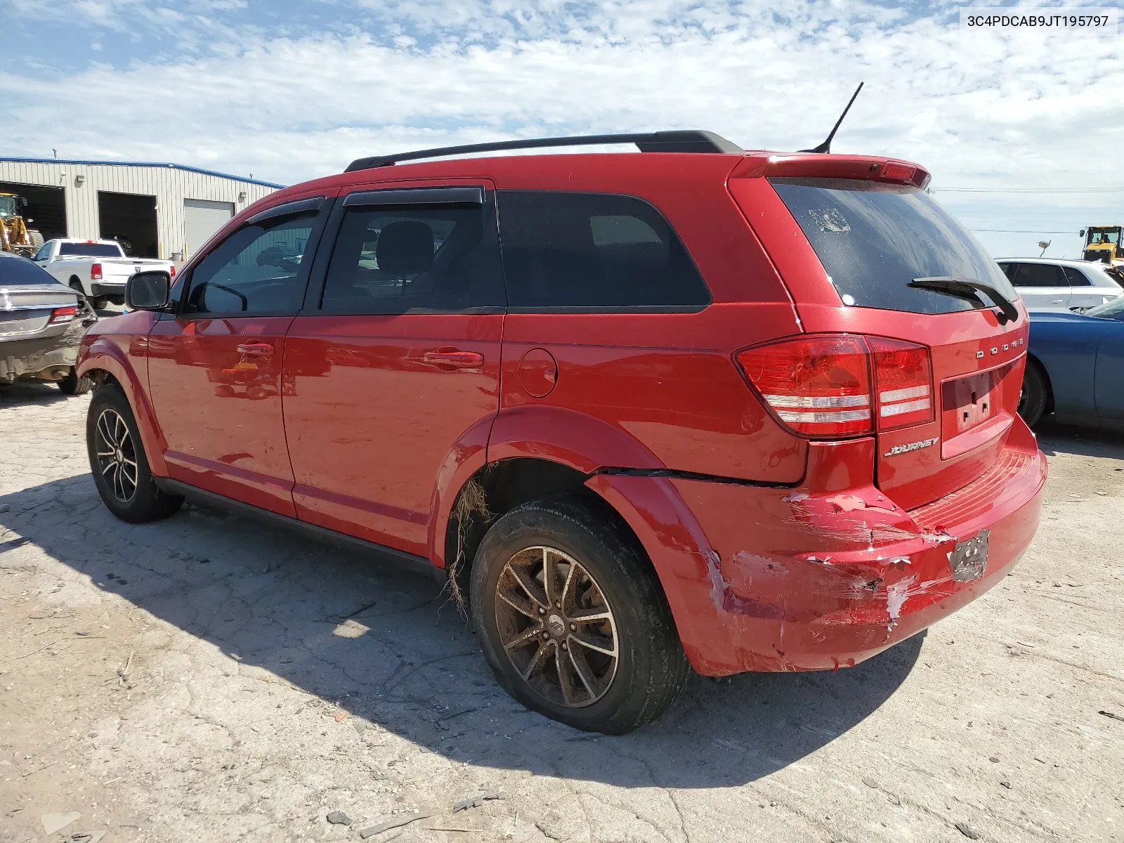 2018 Dodge Journey Se VIN: 3C4PDCAB9JT195797 Lot: 67782924