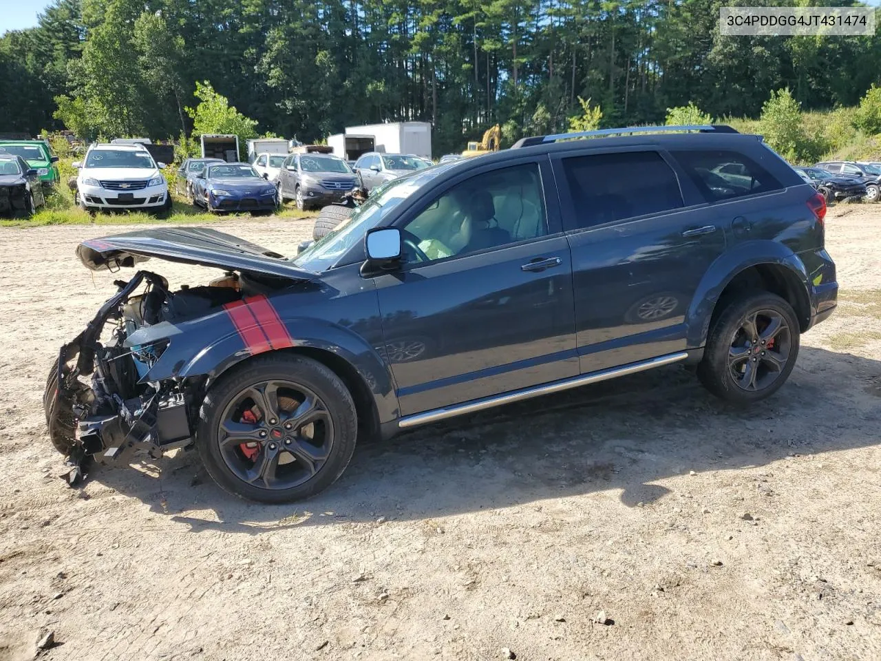 2018 Dodge Journey Crossroad VIN: 3C4PDDGG4JT431474 Lot: 68117844