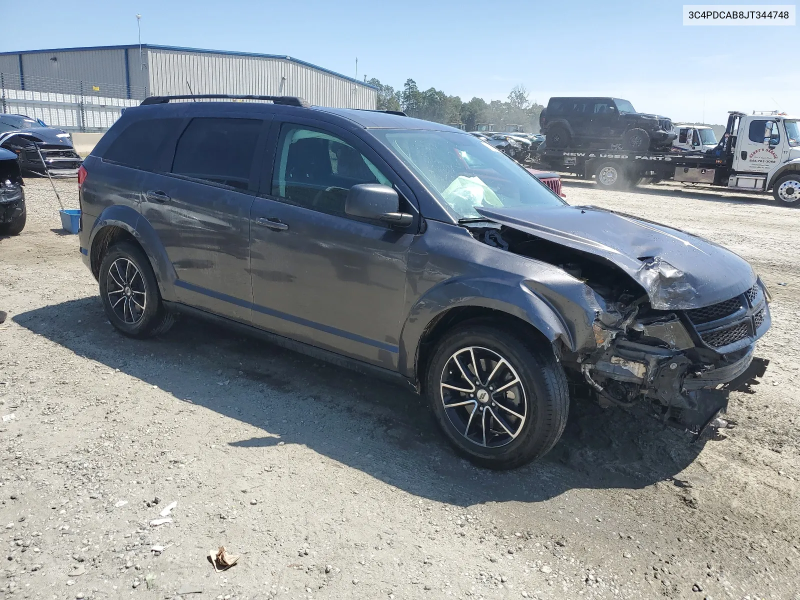 2018 Dodge Journey Se VIN: 3C4PDCAB8JT344748 Lot: 68230234