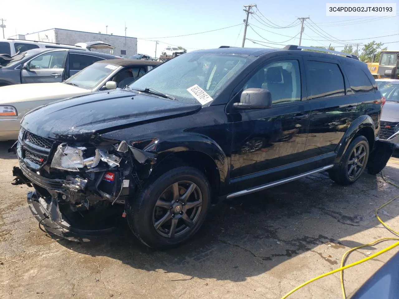 2018 Dodge Journey Crossroad VIN: 3C4PDDGG2JT430193 Lot: 68320164