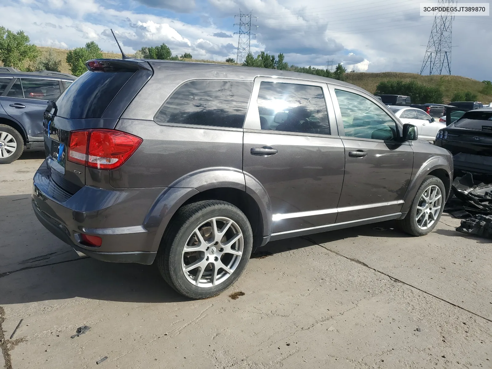 2018 Dodge Journey Gt VIN: 3C4PDDEG5JT389870 Lot: 68564824