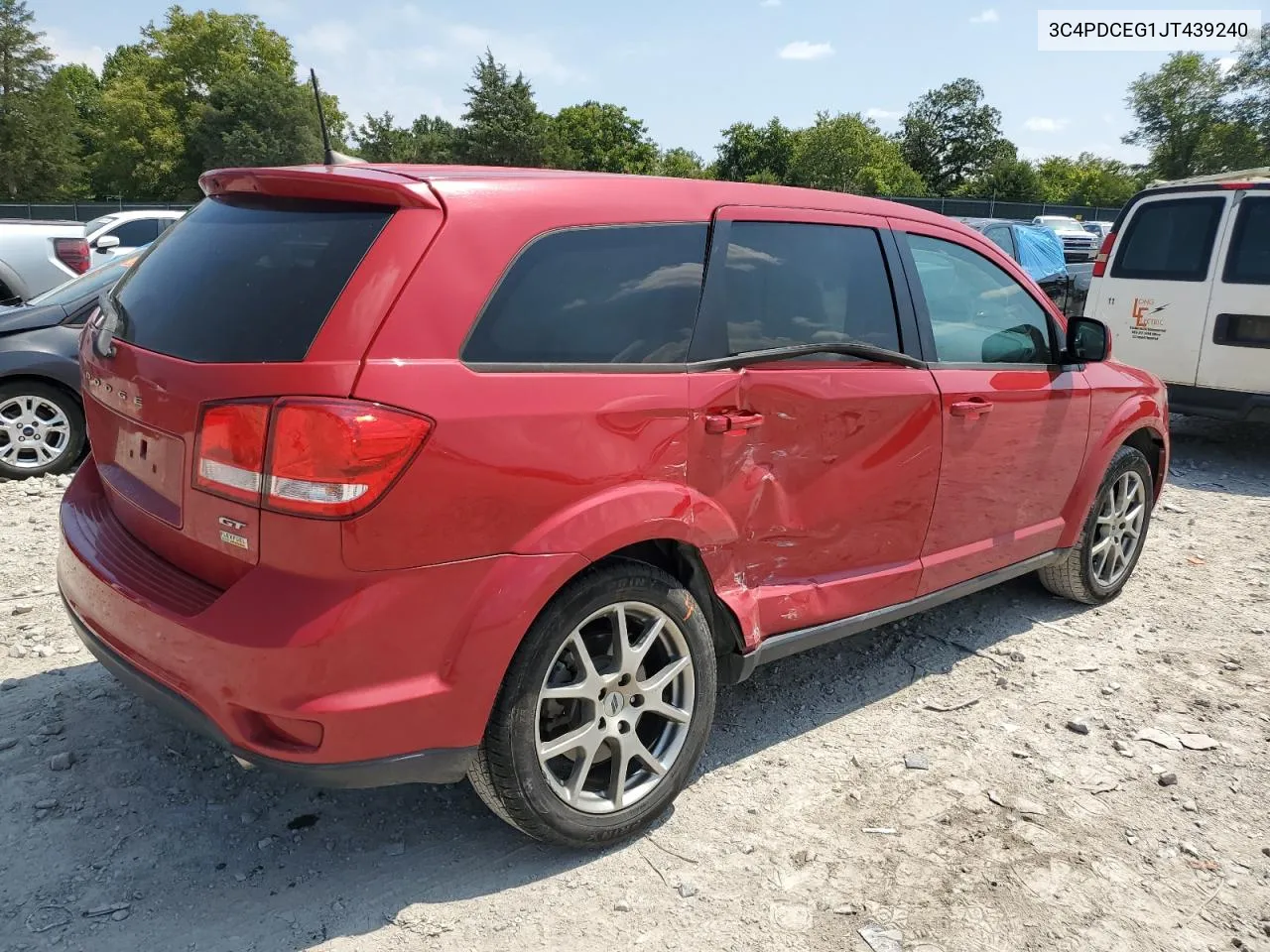 2018 Dodge Journey Gt VIN: 3C4PDCEG1JT439240 Lot: 68602424