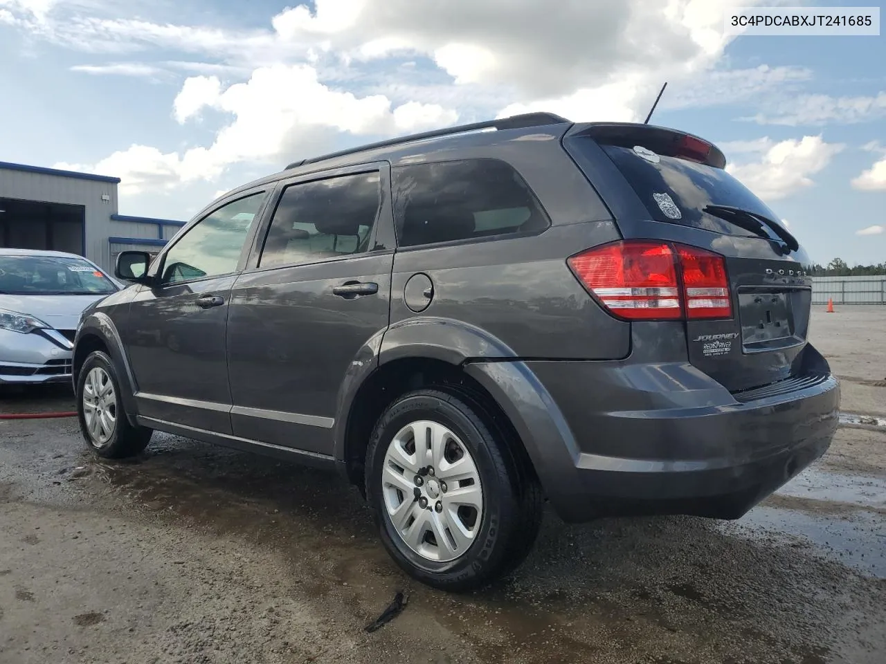 2018 Dodge Journey Se VIN: 3C4PDCABXJT241685 Lot: 68617114