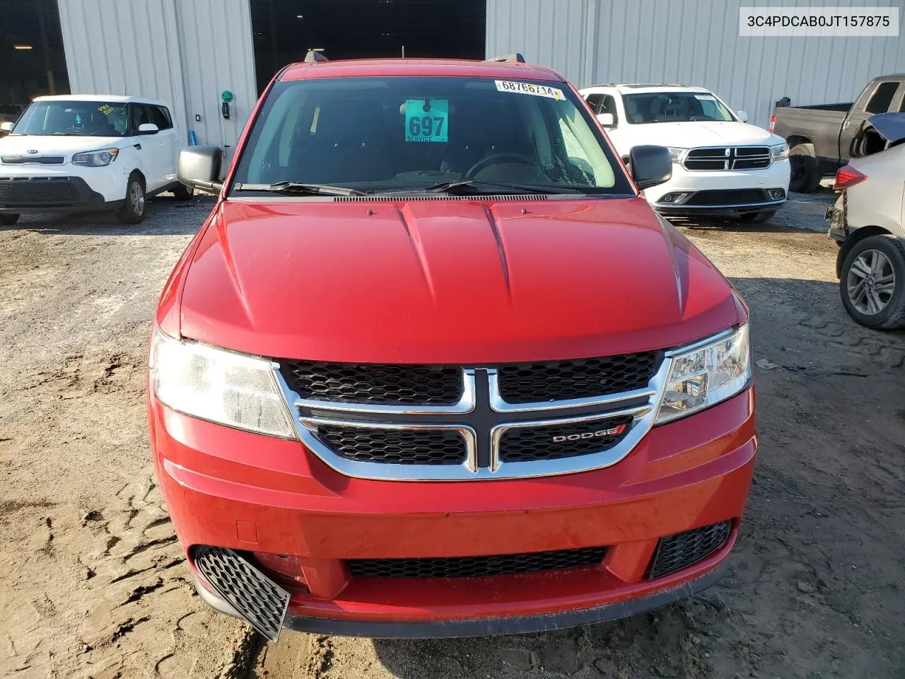 2018 Dodge Journey Se VIN: 3C4PDCAB0JT157875 Lot: 68766714