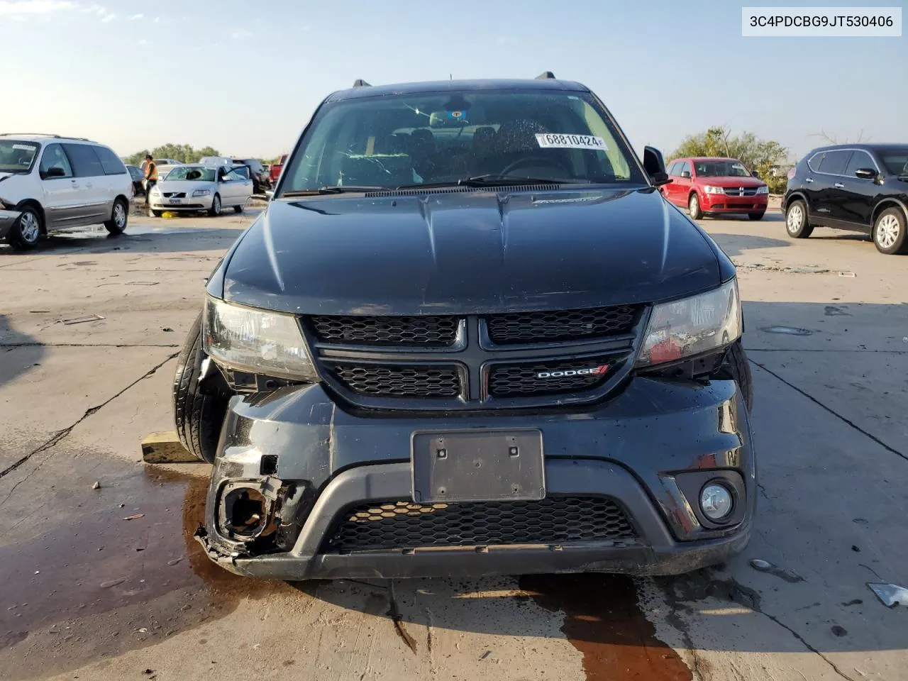 2018 Dodge Journey Sxt VIN: 3C4PDCBG9JT530406 Lot: 68810424