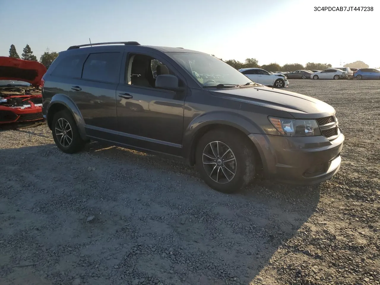 2018 Dodge Journey Se VIN: 3C4PDCAB7JT447238 Lot: 69245094