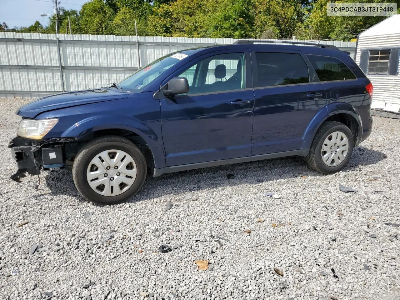 2018 Dodge Journey Se VIN: 3C4PDCAB3JT319448 Lot: 69278894