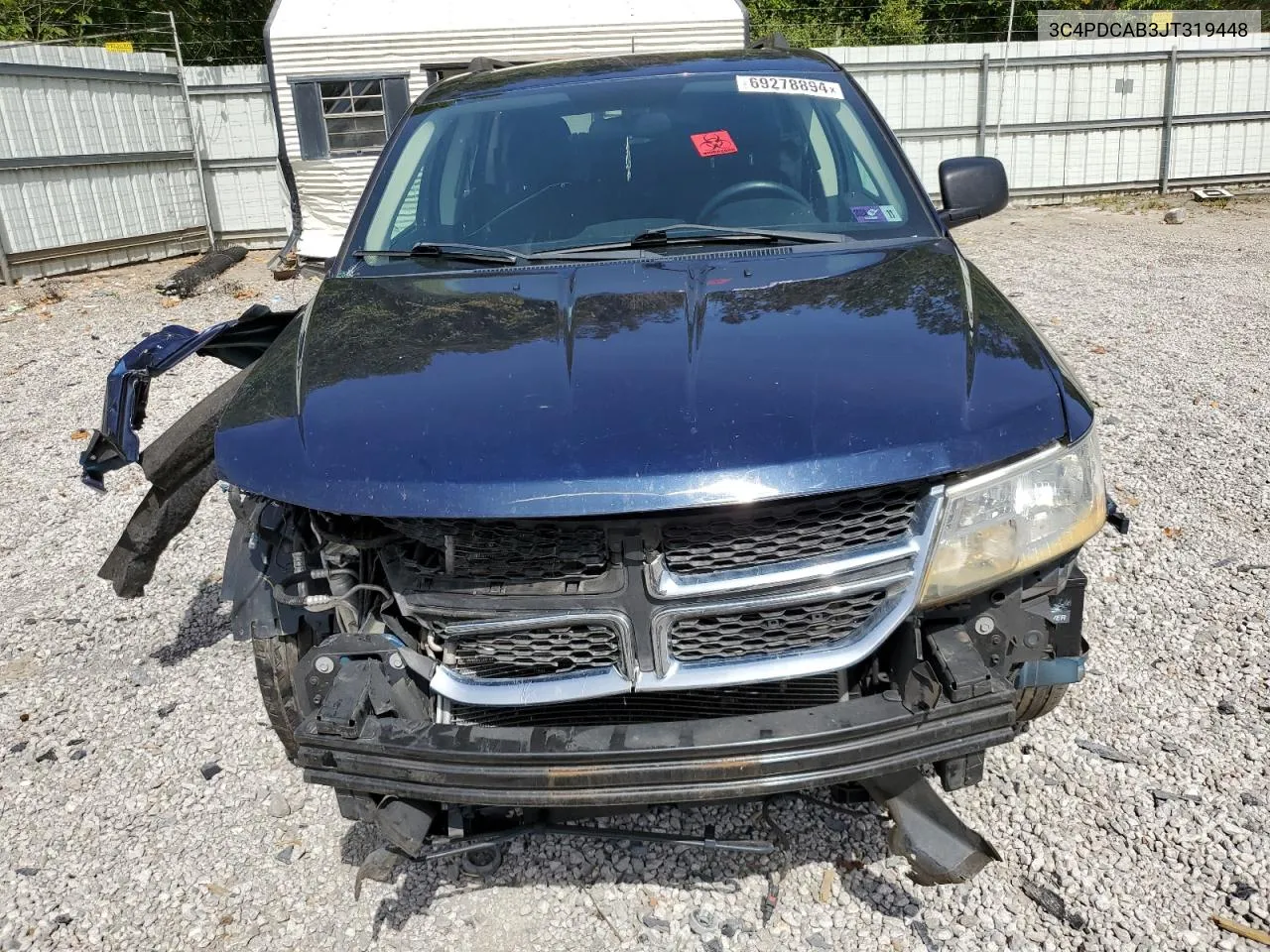 2018 Dodge Journey Se VIN: 3C4PDCAB3JT319448 Lot: 69278894