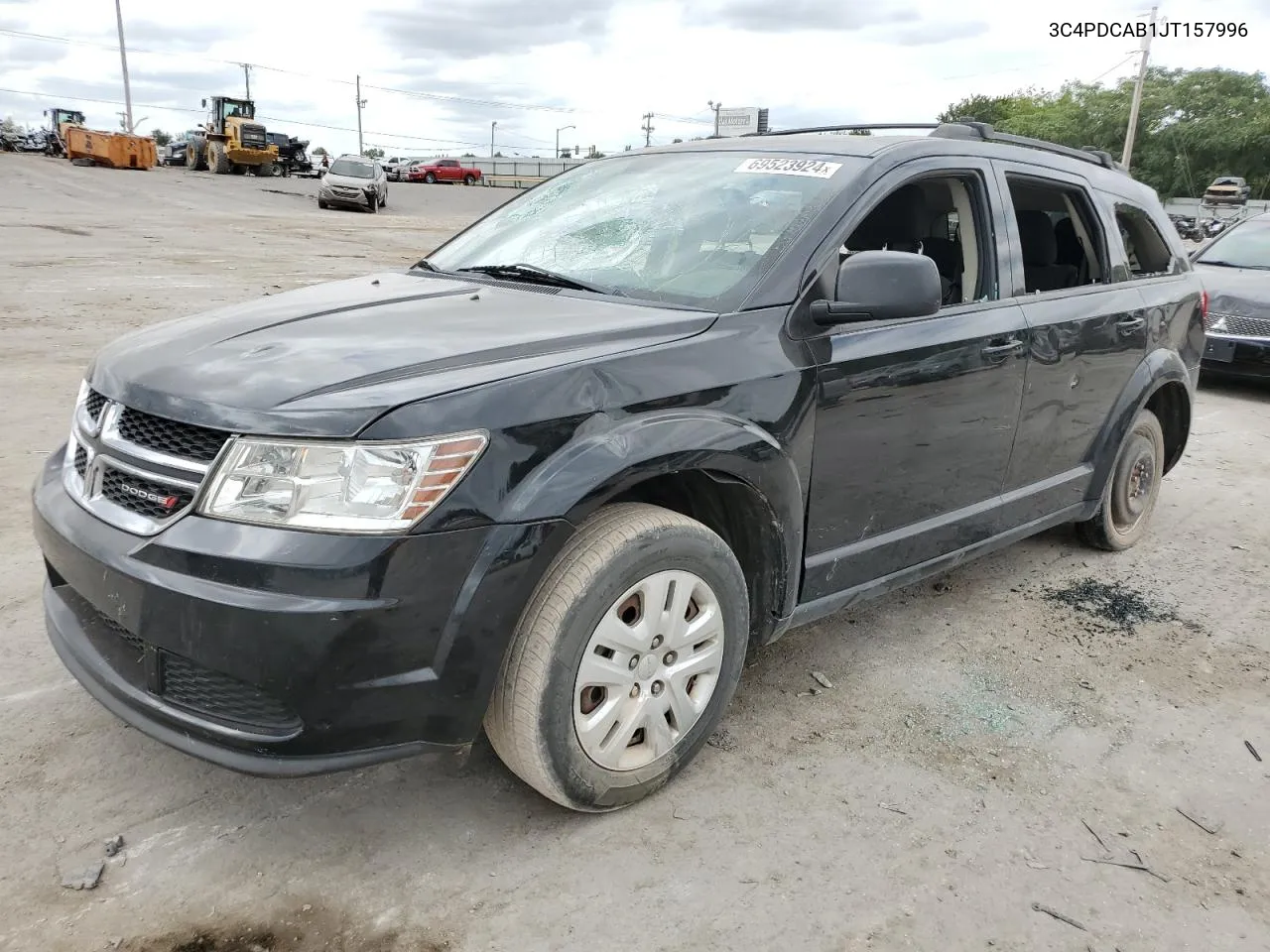 2018 Dodge Journey Se VIN: 3C4PDCAB1JT157996 Lot: 69523924