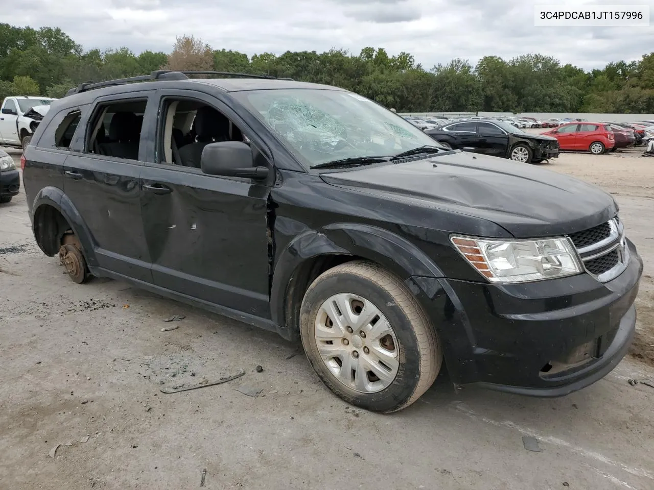 2018 Dodge Journey Se VIN: 3C4PDCAB1JT157996 Lot: 69523924