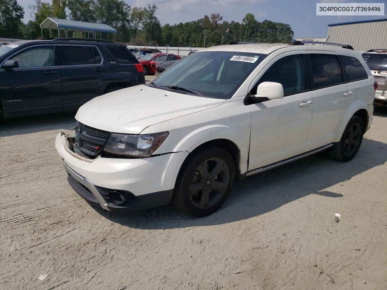 2018 Dodge Journey Crossroad VIN: 3C4PDCGG7JT369496 Lot: 69619864