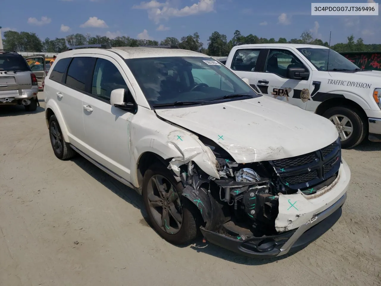 2018 Dodge Journey Crossroad VIN: 3C4PDCGG7JT369496 Lot: 69619864