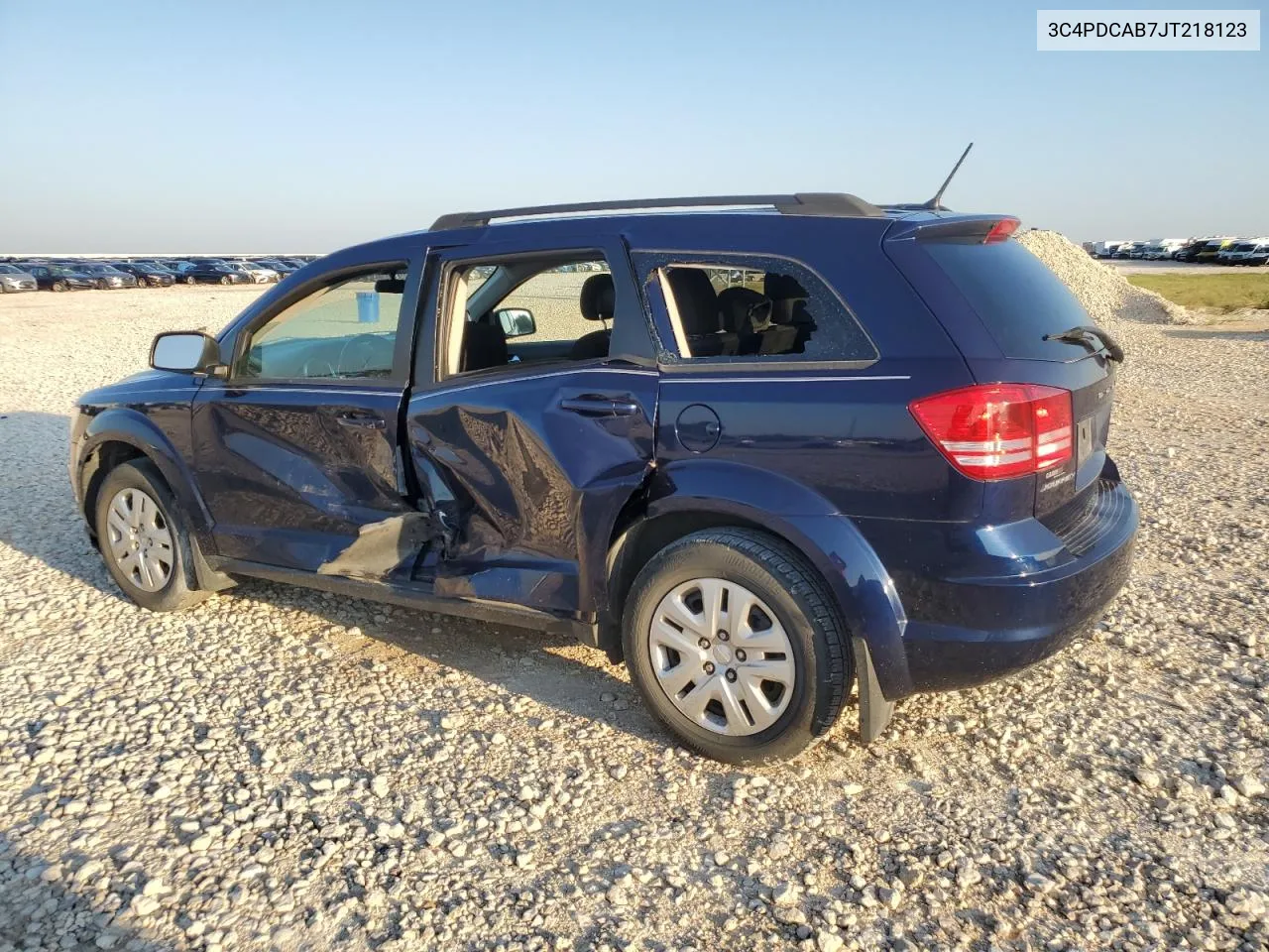 2018 Dodge Journey Se VIN: 3C4PDCAB7JT218123 Lot: 69808744