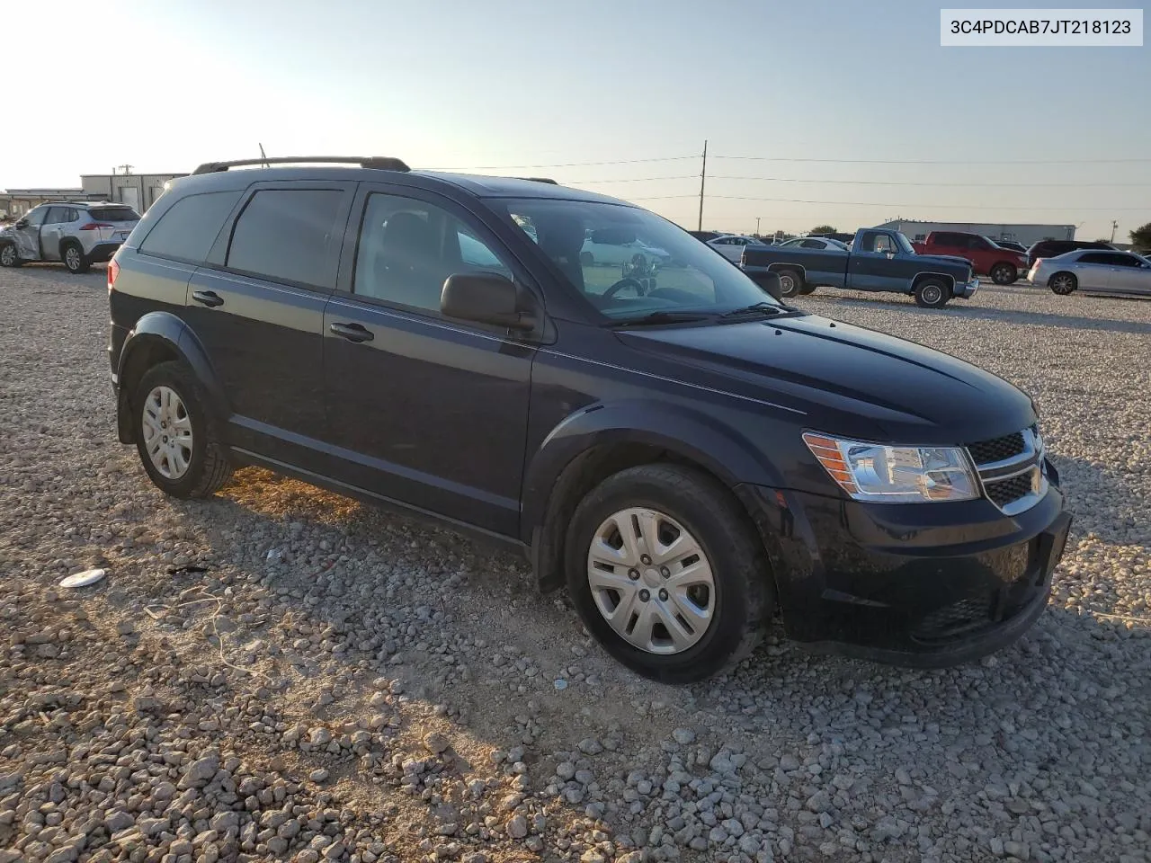 2018 Dodge Journey Se VIN: 3C4PDCAB7JT218123 Lot: 69808744