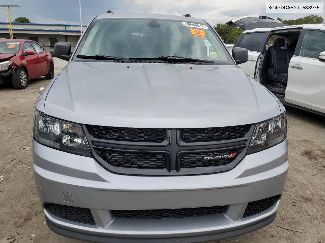 2018 Dodge Journey Se VIN: 3C4PDCAB2JT533976 Lot: 69808814