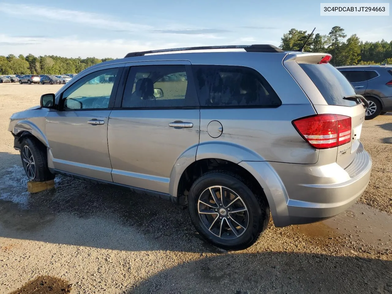 2018 Dodge Journey Se VIN: 3C4PDCAB1JT294663 Lot: 69848584