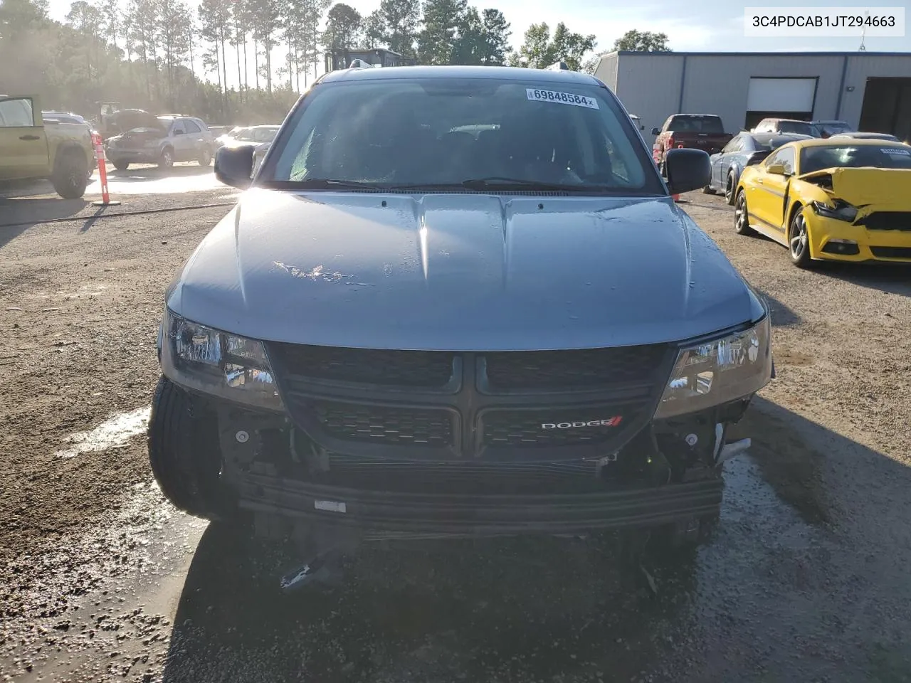 2018 Dodge Journey Se VIN: 3C4PDCAB1JT294663 Lot: 69848584