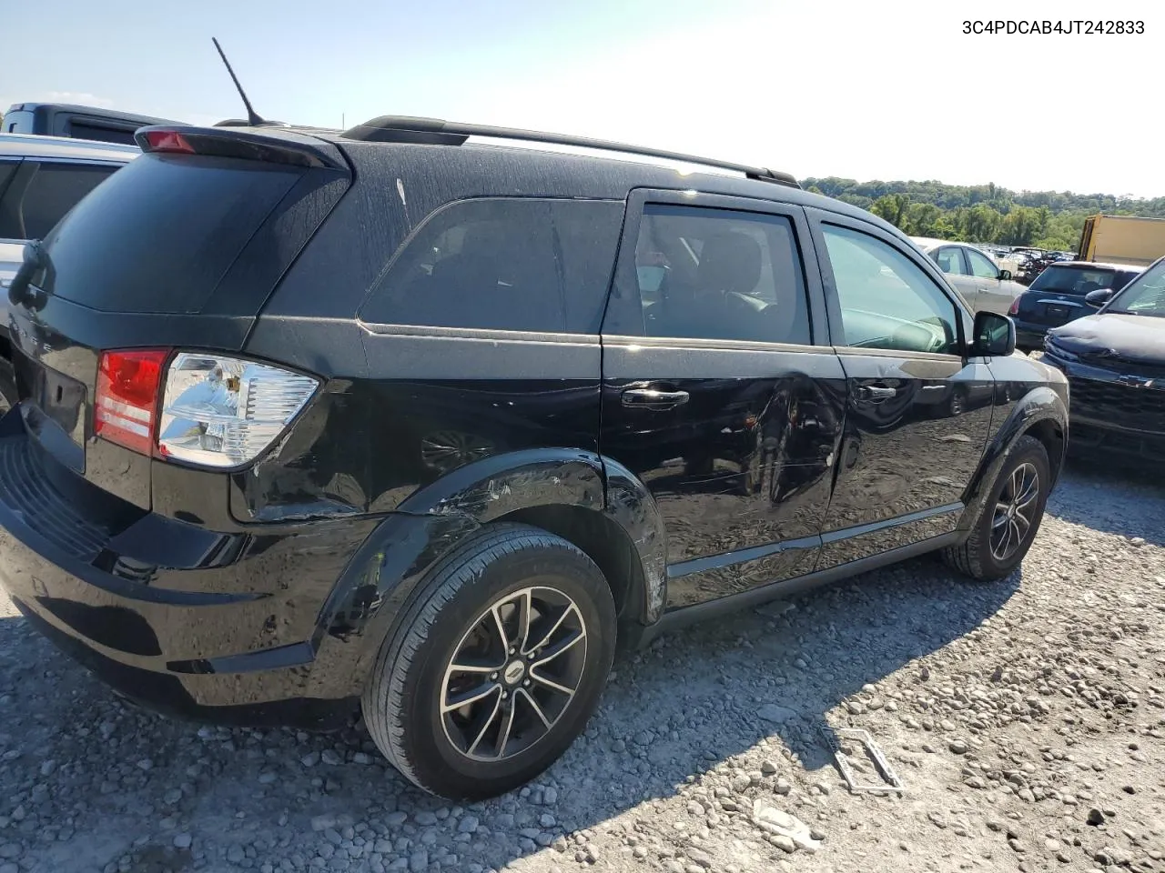 2018 Dodge Journey Se VIN: 3C4PDCAB4JT242833 Lot: 69943454