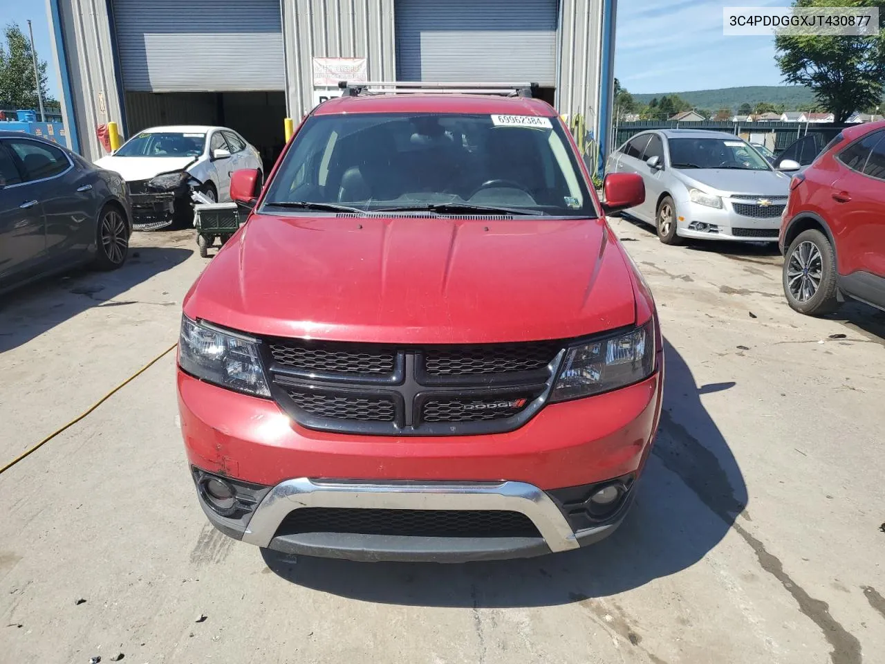 2018 Dodge Journey Crossroad VIN: 3C4PDDGGXJT430877 Lot: 69962384