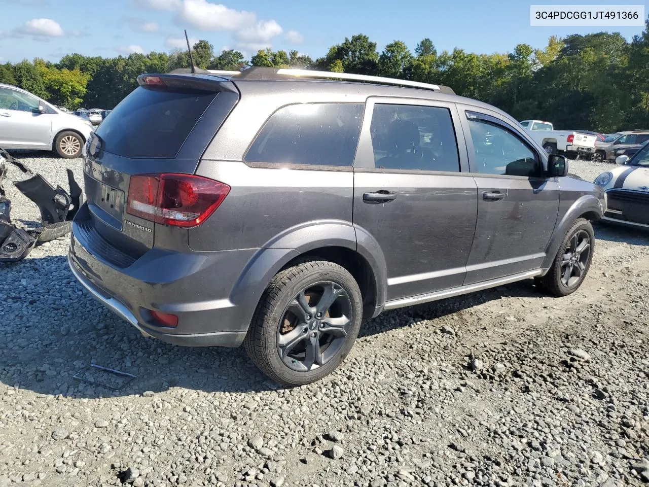 3C4PDCGG1JT491366 2018 Dodge Journey Crossroad