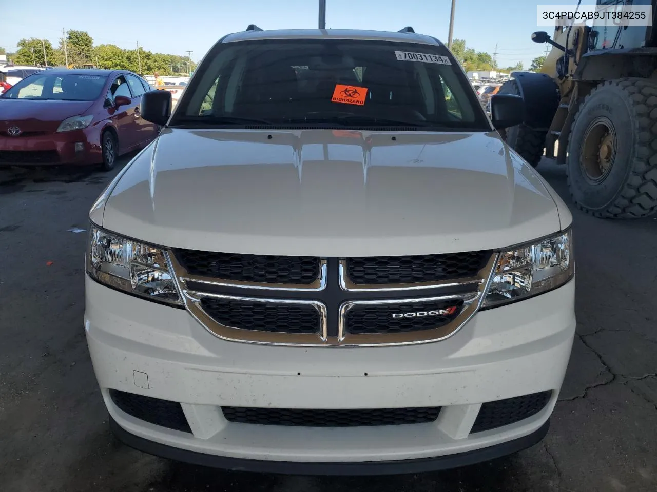 2018 Dodge Journey Se VIN: 3C4PDCAB9JT384255 Lot: 70031134