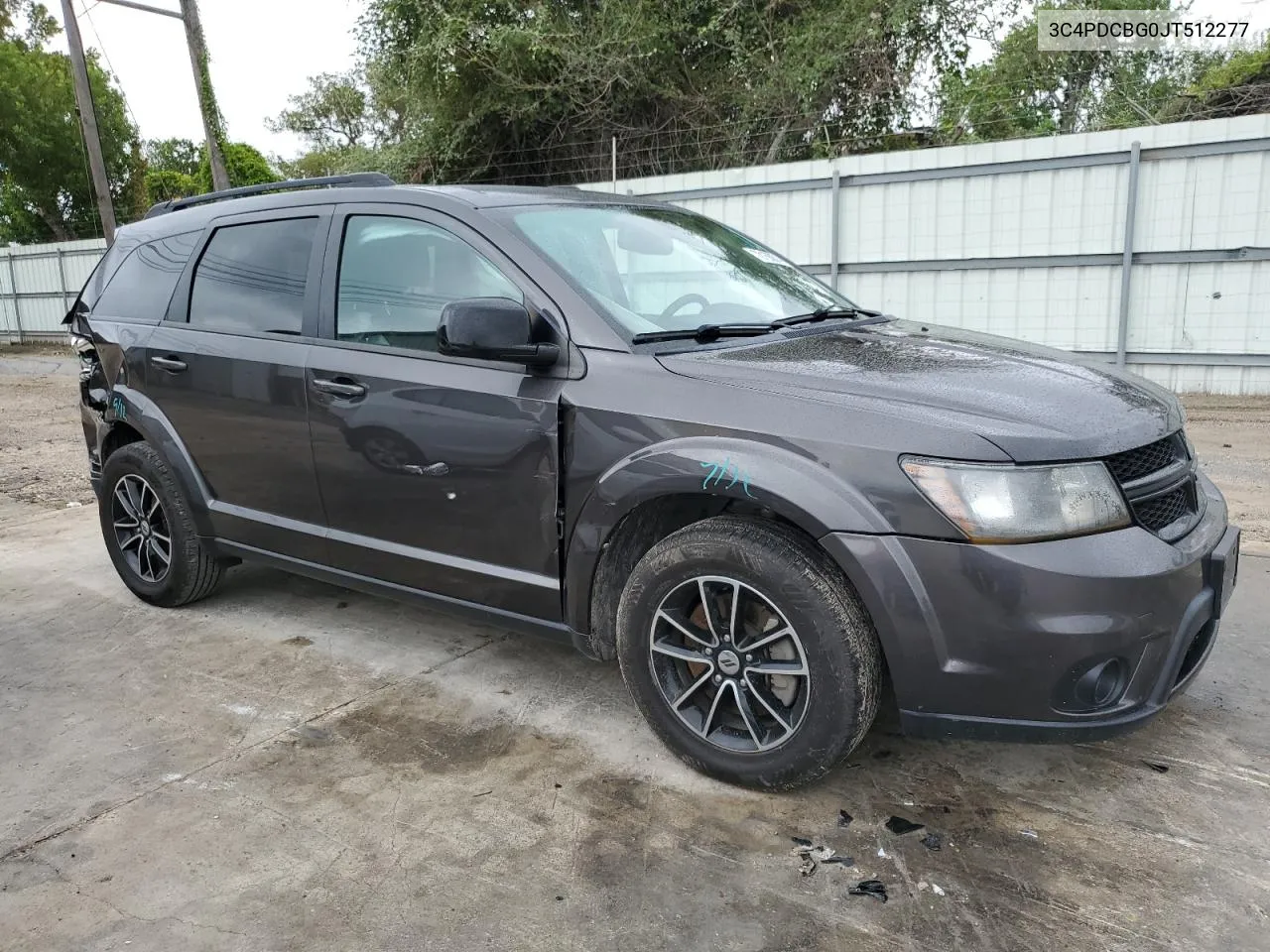 2018 Dodge Journey Sxt VIN: 3C4PDCBG0JT512277 Lot: 70155674