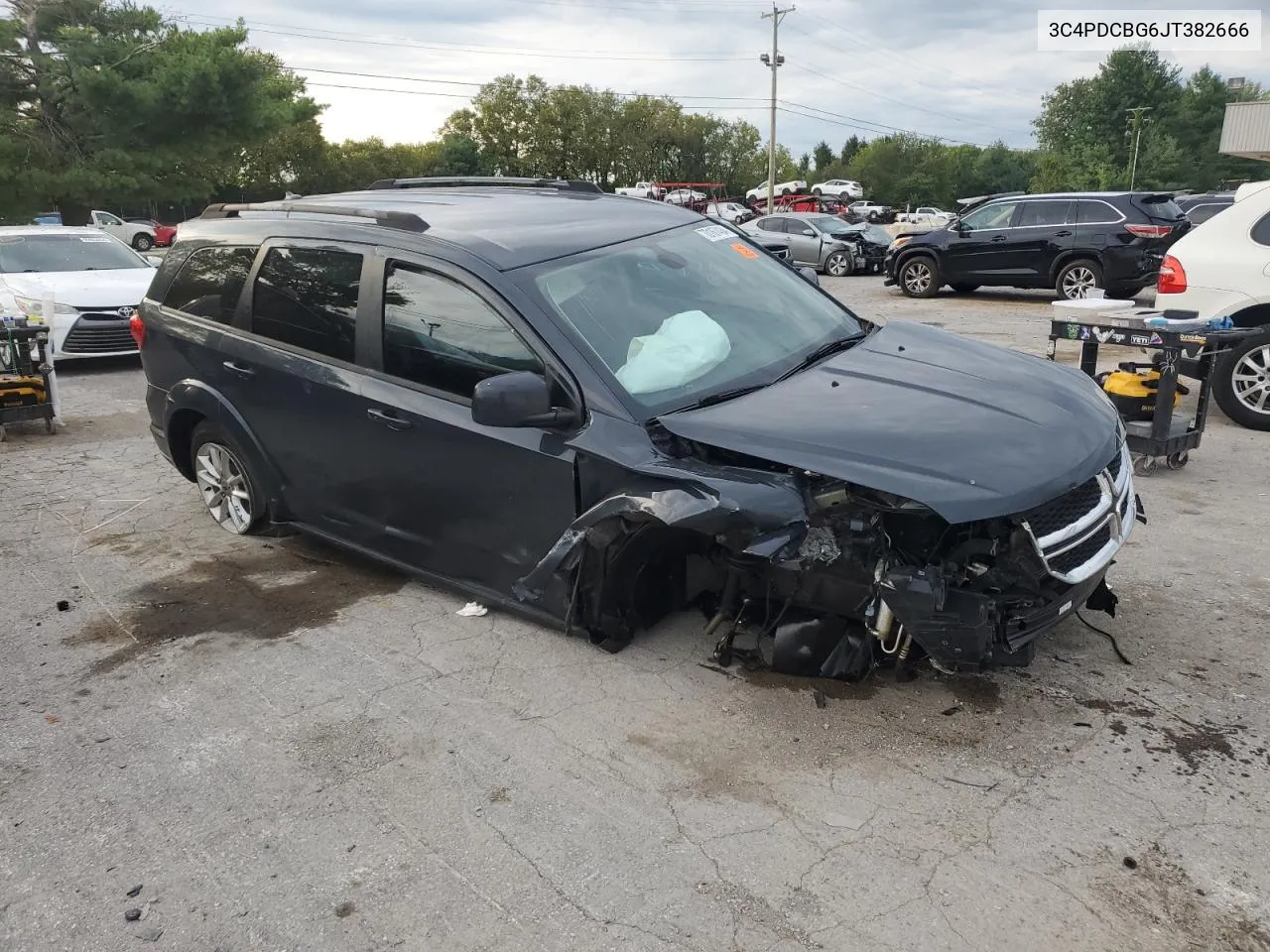 2018 Dodge Journey Sxt VIN: 3C4PDCBG6JT382666 Lot: 70167434