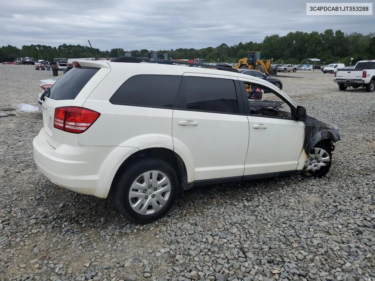 2018 Dodge Journey Se VIN: 3C4PDCAB1JT353288 Lot: 70188074