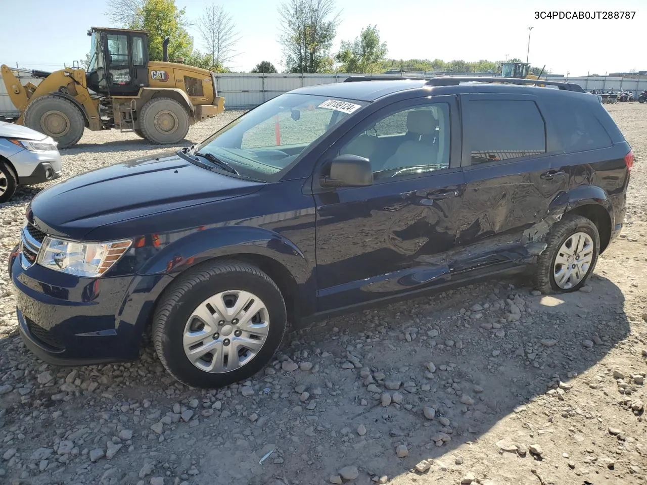 2018 Dodge Journey Se VIN: 3C4PDCAB0JT288787 Lot: 70189124